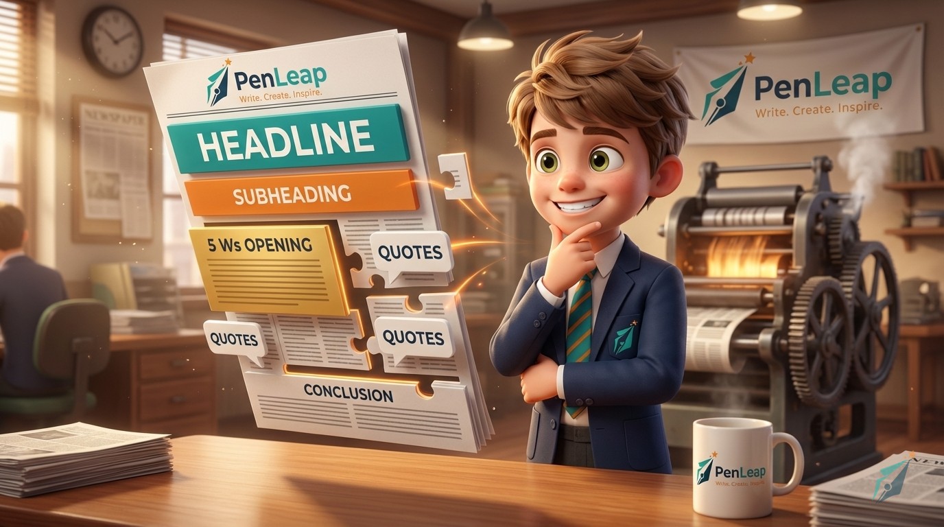 Understanding Newspaper and Report Structure for 11+ Comprehension